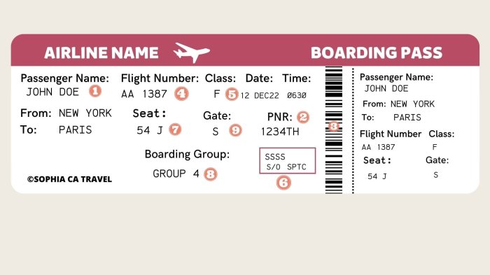 First time need flyers know boarding pass ticket flight go travel find